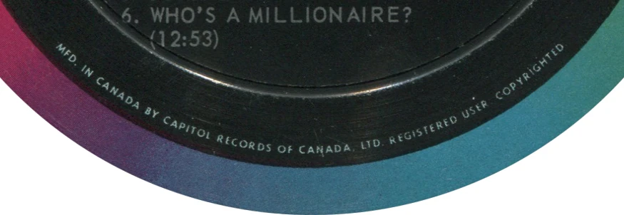 The Beatles' Story, LP.2222.1.1, perimeter print detail