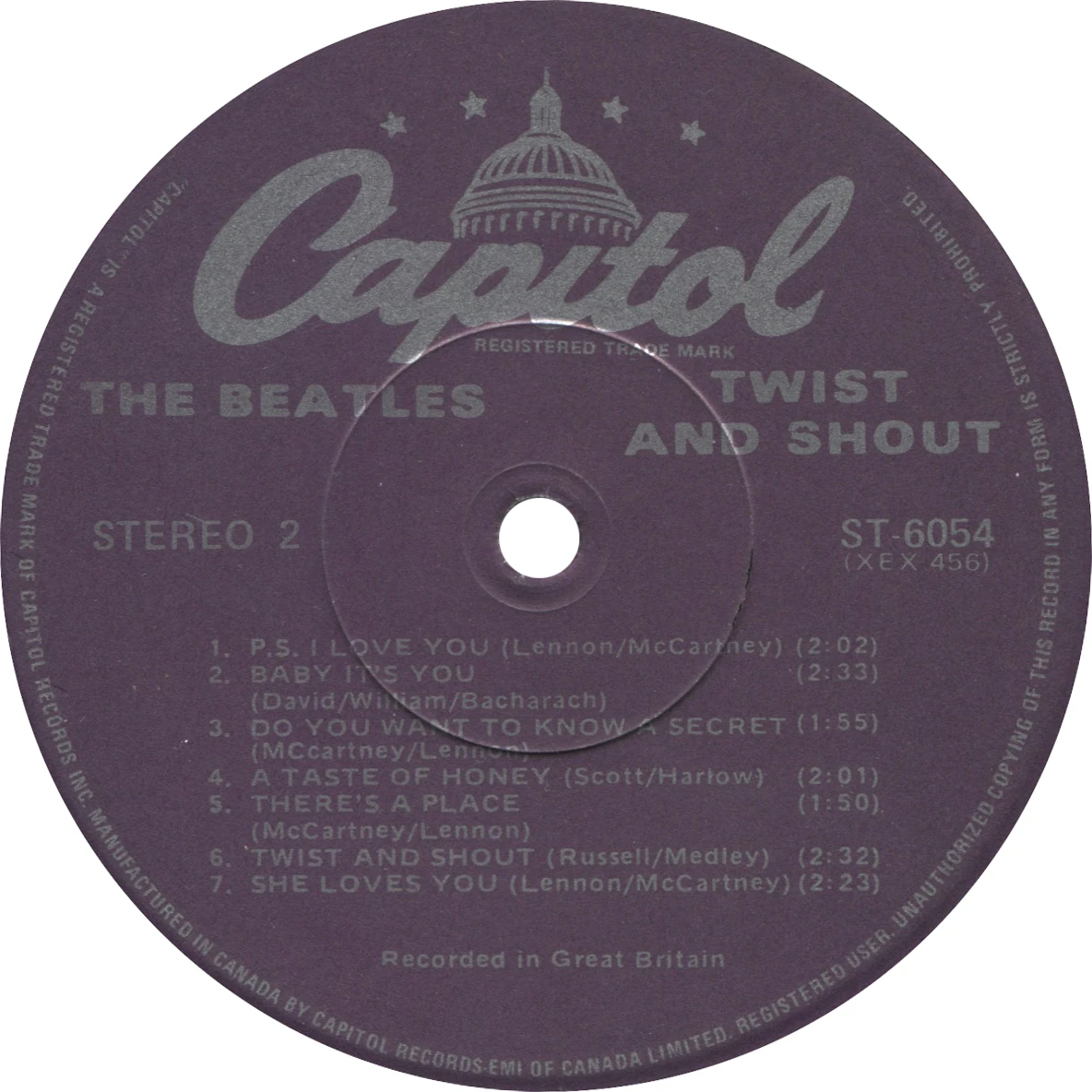 Twist And Shout, LP.6054.10.2