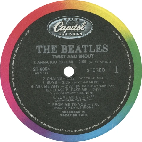 LP.6054.12.1, Arc-en-ciel rétro (Capitol)