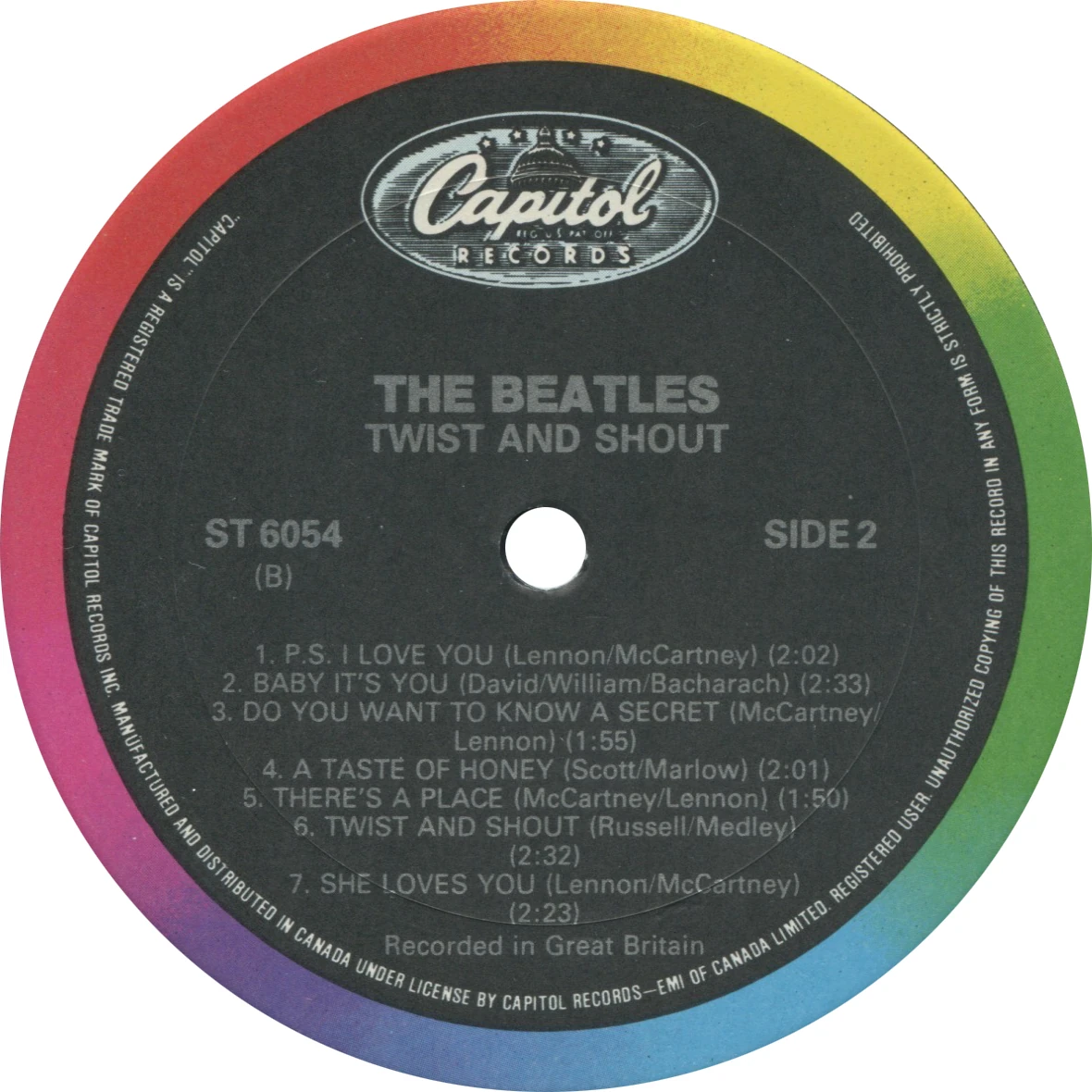 Twist And Shout, LP.6054.13.1
