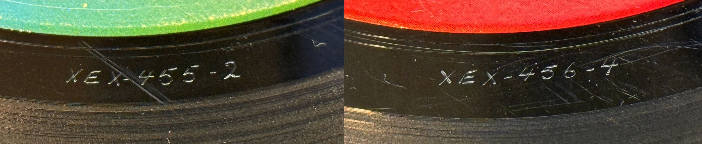 Twist And Shout, LP.6054.1.3, matrix stamp detail