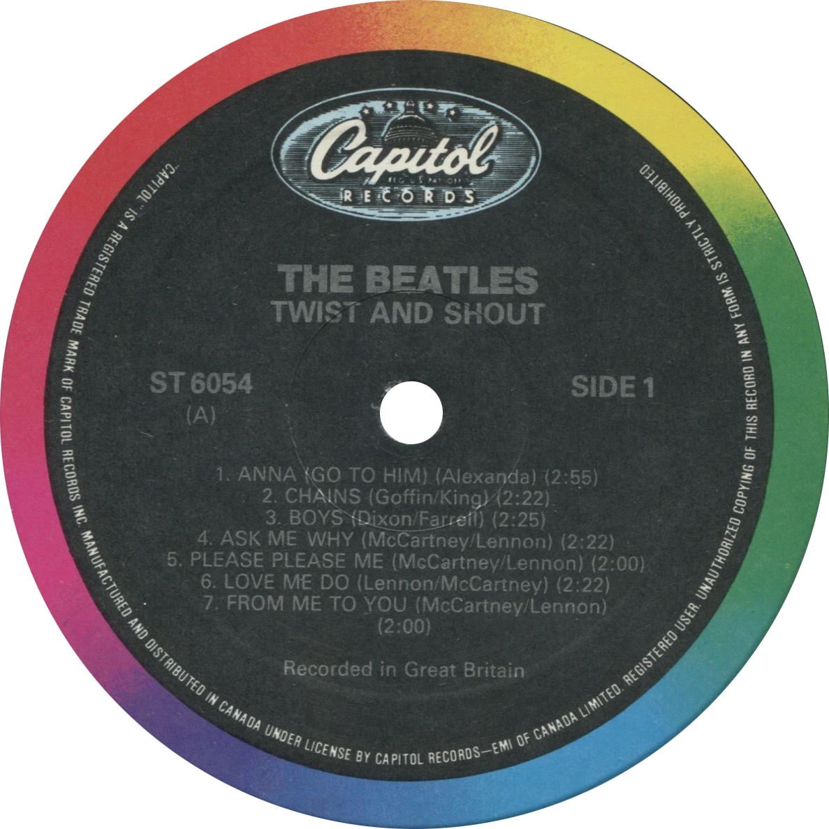 Twist And Shout, LP.6054.14.1