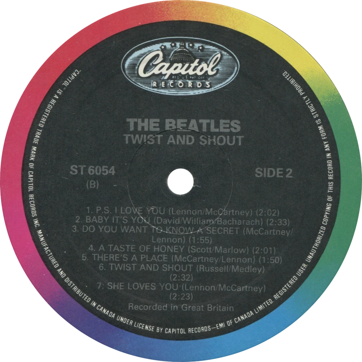 Twist And Shout, LP.6054.14.1