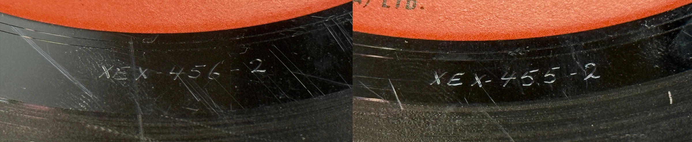 Twist And Shout, LP.6054.5.1, matrix stamp detail