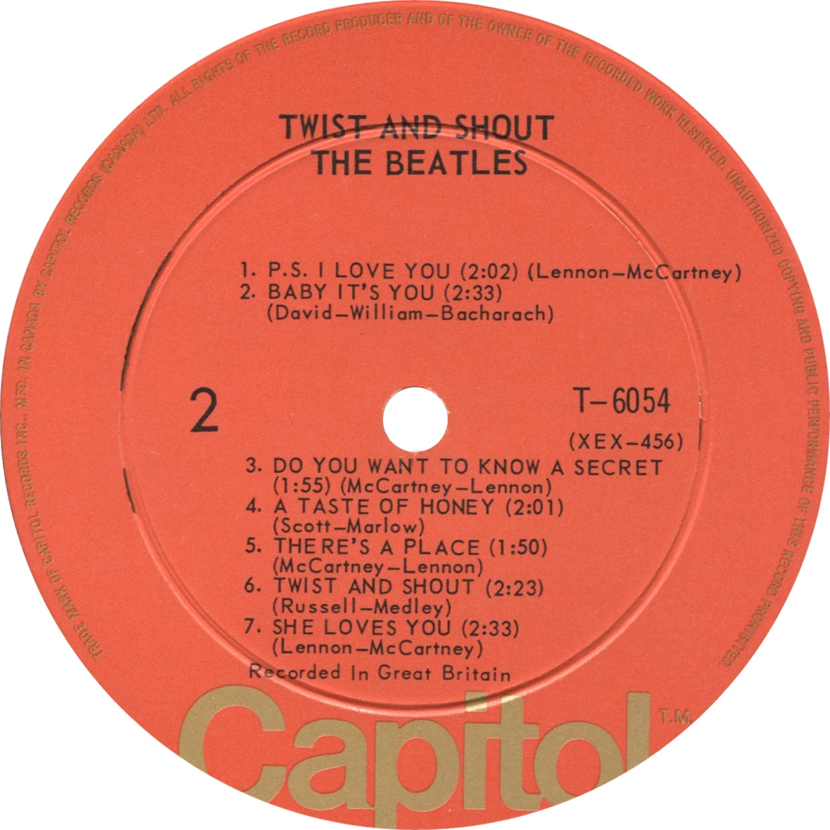 Twist And Shout, LP.6054.6.1