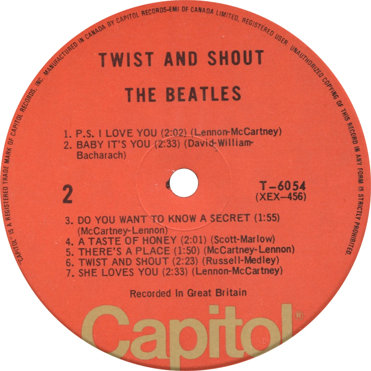 Twist And Shout, LP.6054.7.3