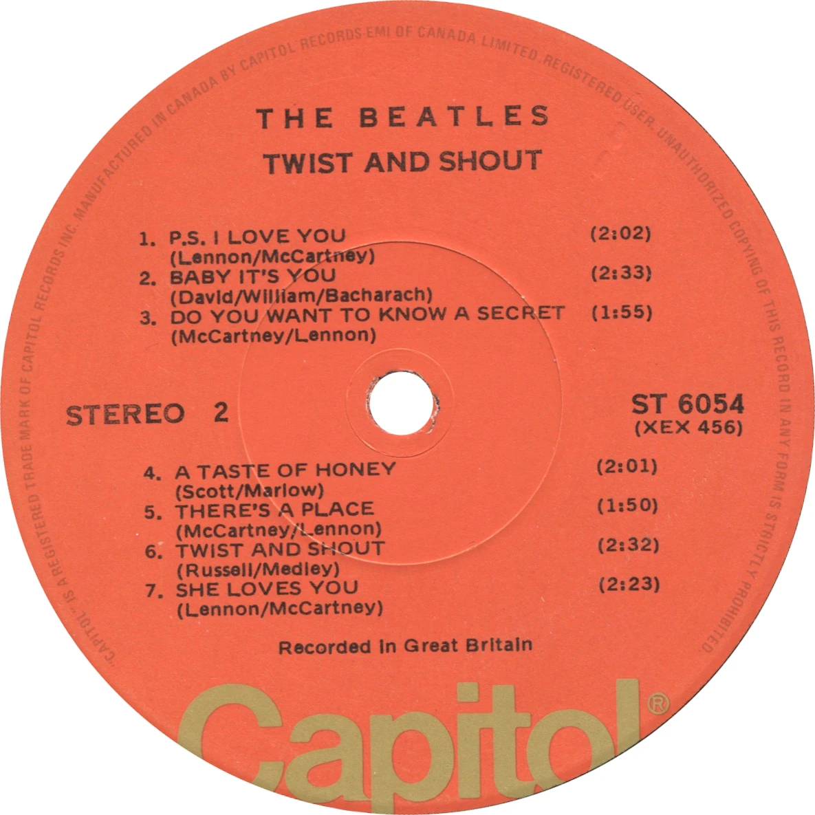 Twist And Shout, LP.6054.8.1