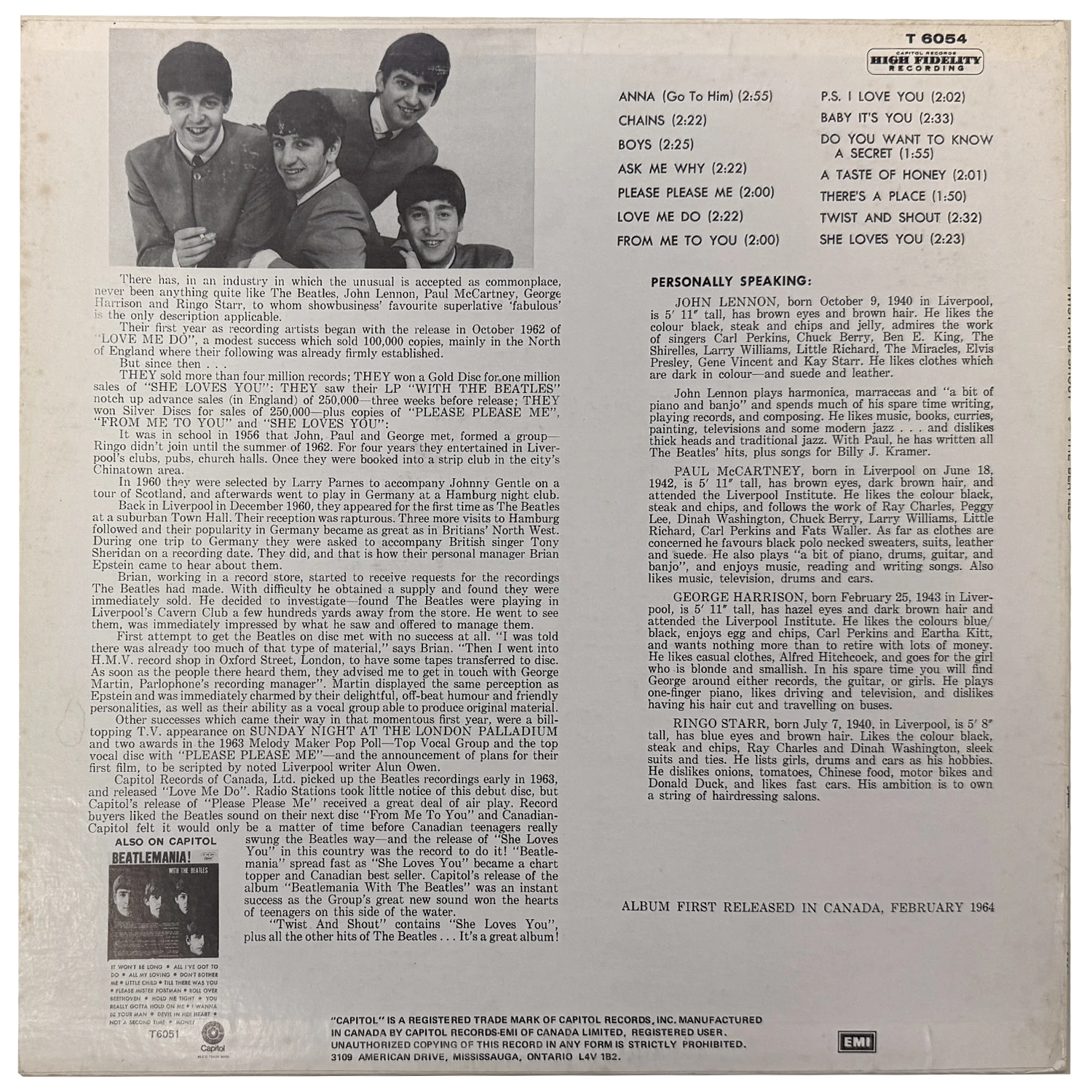 Twist And Shout, LP.6054.7.3