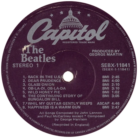 LP.11841.XP.2, Vinyle expérimental à éclaboussures (splash), type 2