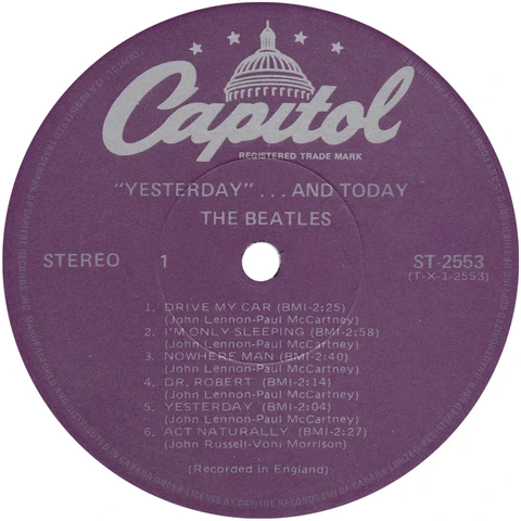 LP.2553B.11.1, Purple 3rd, off centred logo