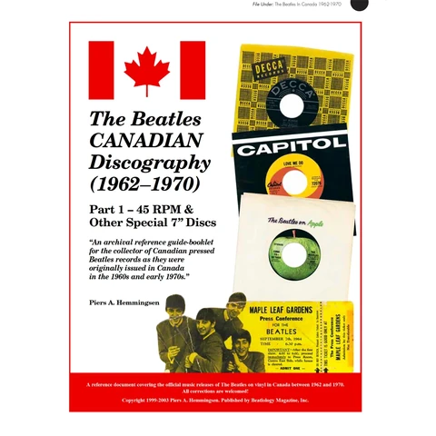 The Beatles Canadian Discography 1