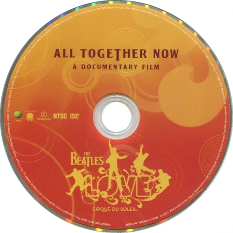 All Together Now!, DVD.21706790.CAD.1, 2008 Canadian Issue, Love (Vegas) Documentary