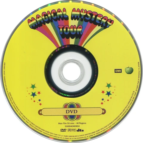 Magical Mystery Tour, DVD.40490694.CAD.1, 2012 Canadian Pressing, Clear Plastic
