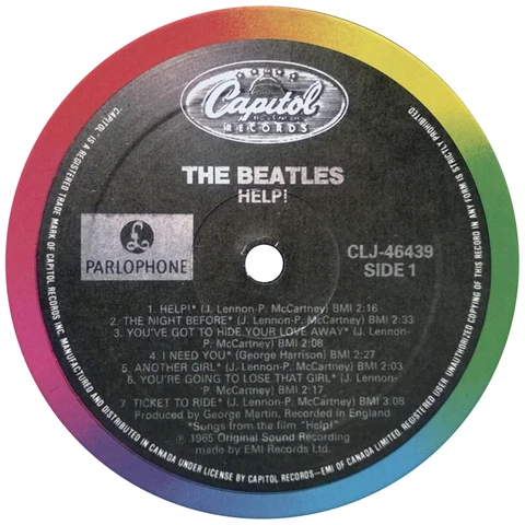 LP.46439.14.1, Retro Rainbow CLJ, (Cinram)