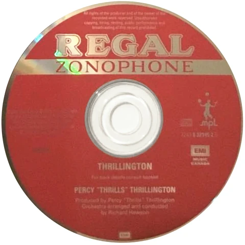 CD.11642.REGAL.1, EMI pressage