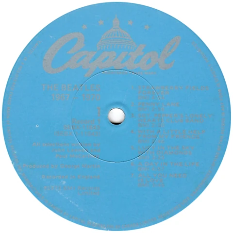 LP.APP3404.10.1, Personnalisée : 'Purple', vinyle bleu