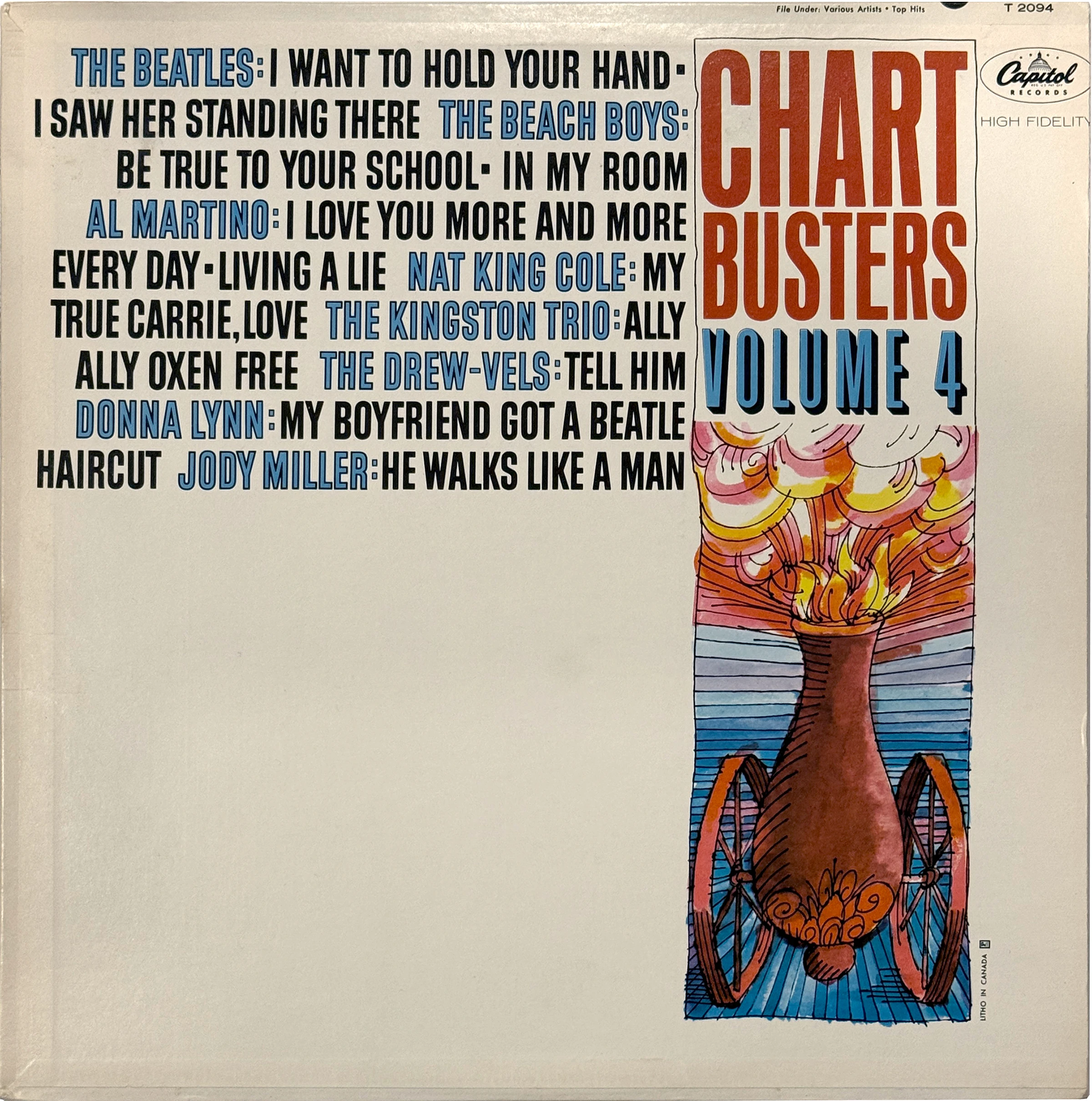 Chartbusters Vol. 4 (Capitol compilation), LP.2094.1.1