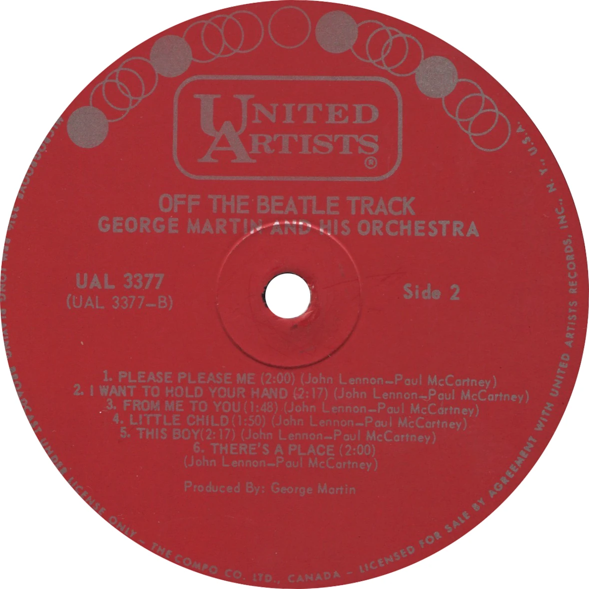 A Hard Day's Night (US Format), LP.3366.UA1.2