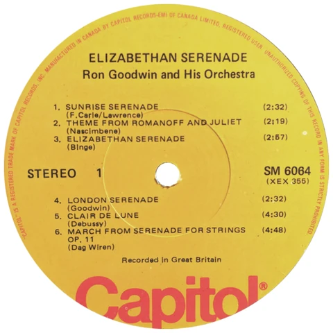 LP.GM6064.10.1, George Martin, série économique jaune (Yellow Budget)
