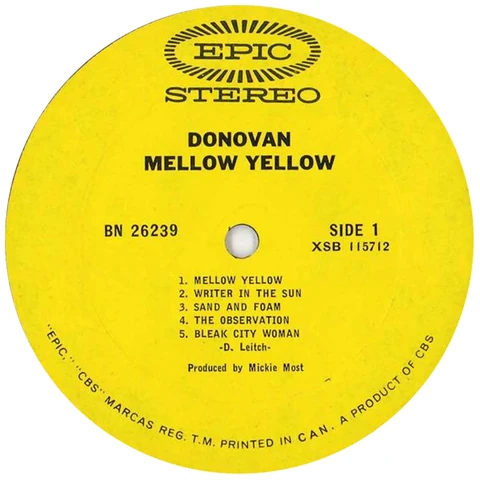 LP.DO26239.EP.1, Yellow Epic, STEREO