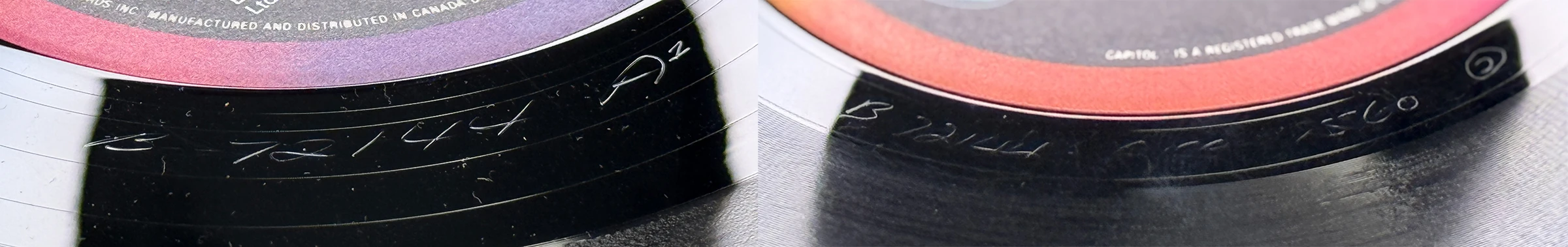 All My Loving / This Boy, 45.72144.13.2, matrix stamp detail