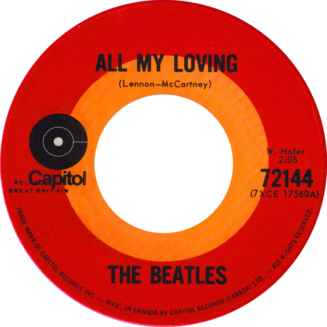All My Loving / This Boy, 45.72144.5.1