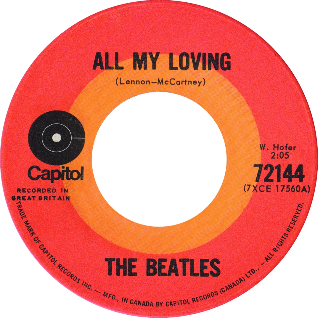 All My Loving / This Boy, 45.72144.5.2