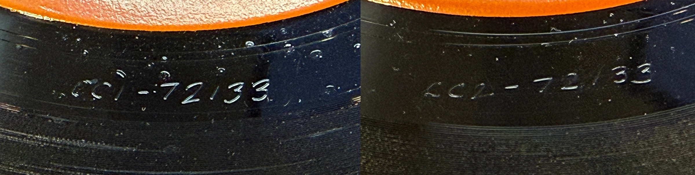 Roll Over Beethoven / Please Mister Postman, 45.72133.1.1, matrix stamp detail