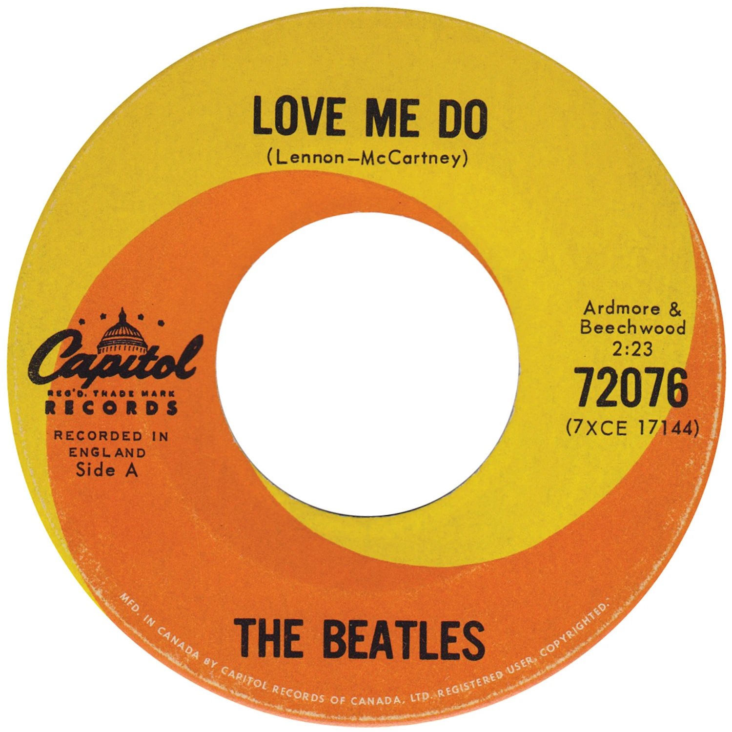Love Me Do / P.S. I Love You, 45.72076.1.2