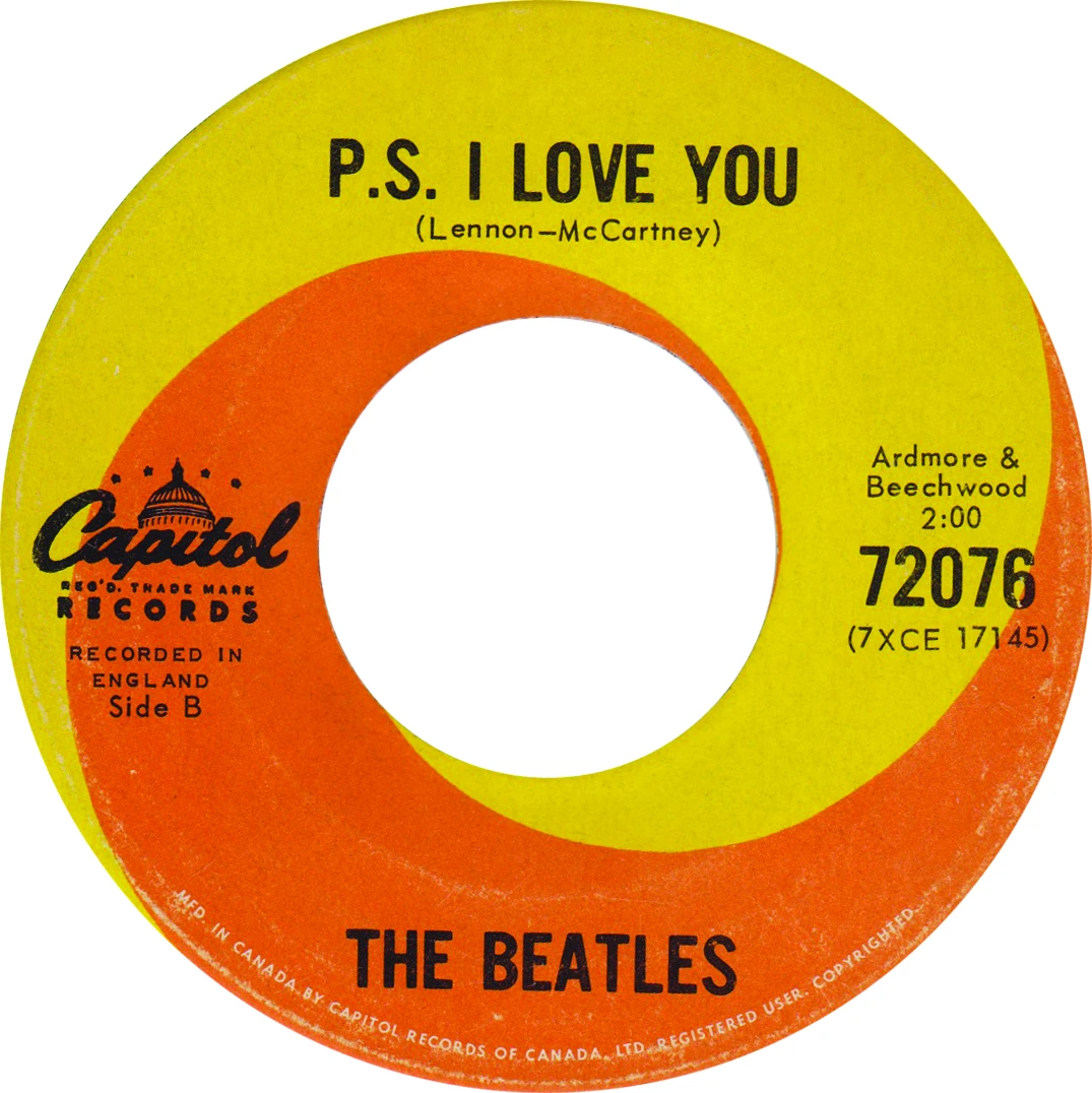 Love Me Do / P.S. I Love You, 45.72076.1.2