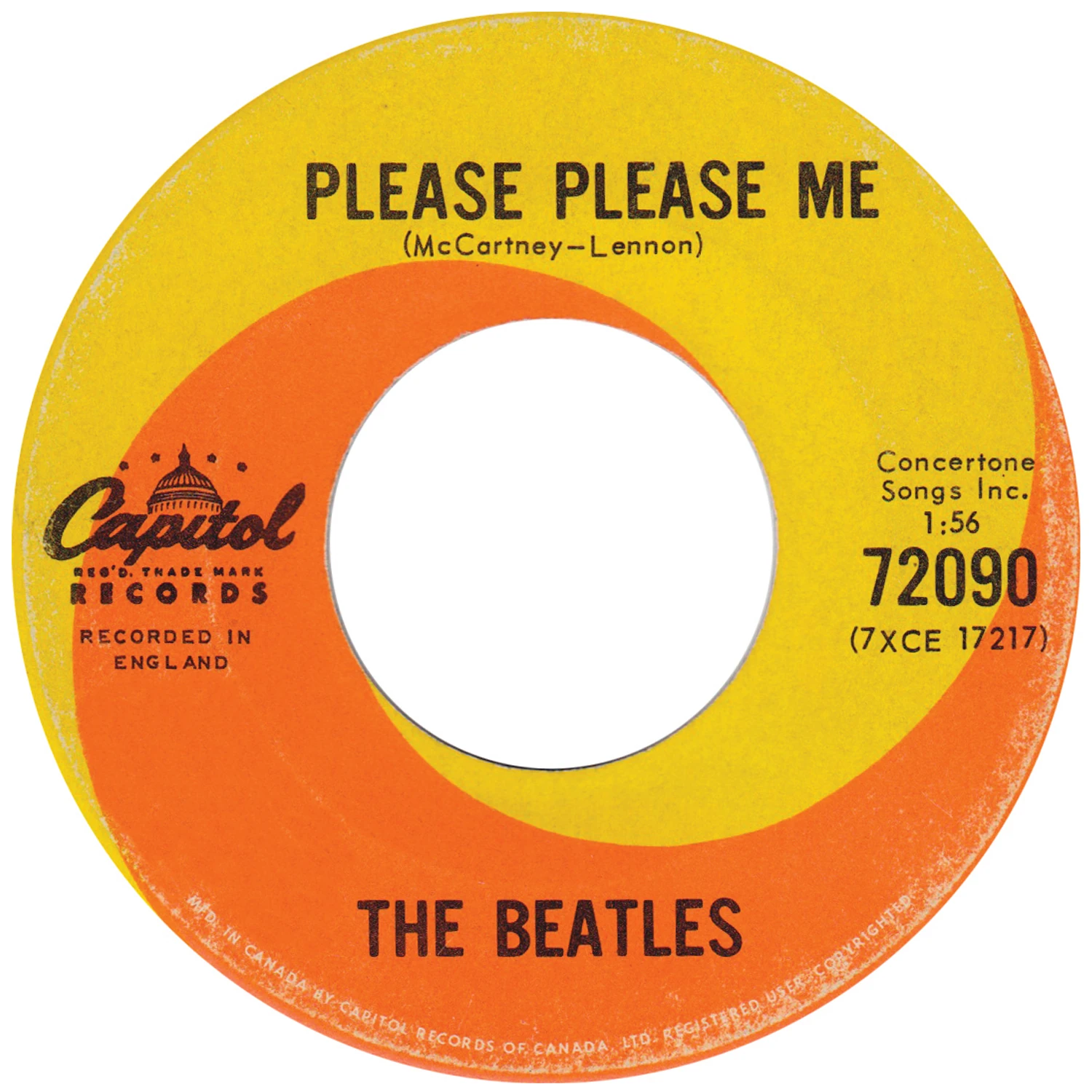 Please Please Me / Ask Me Why, 45.72090.1.3