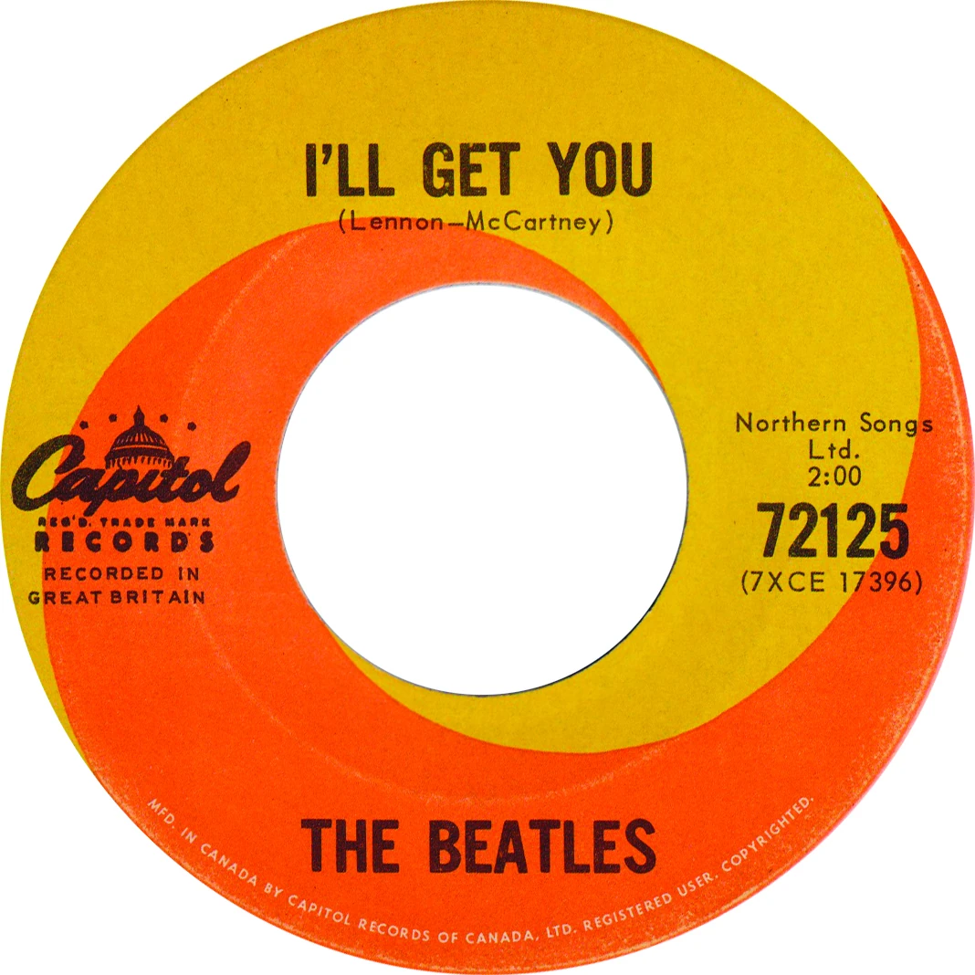 She Loves You / I'll Get You, 45.72125.1.1