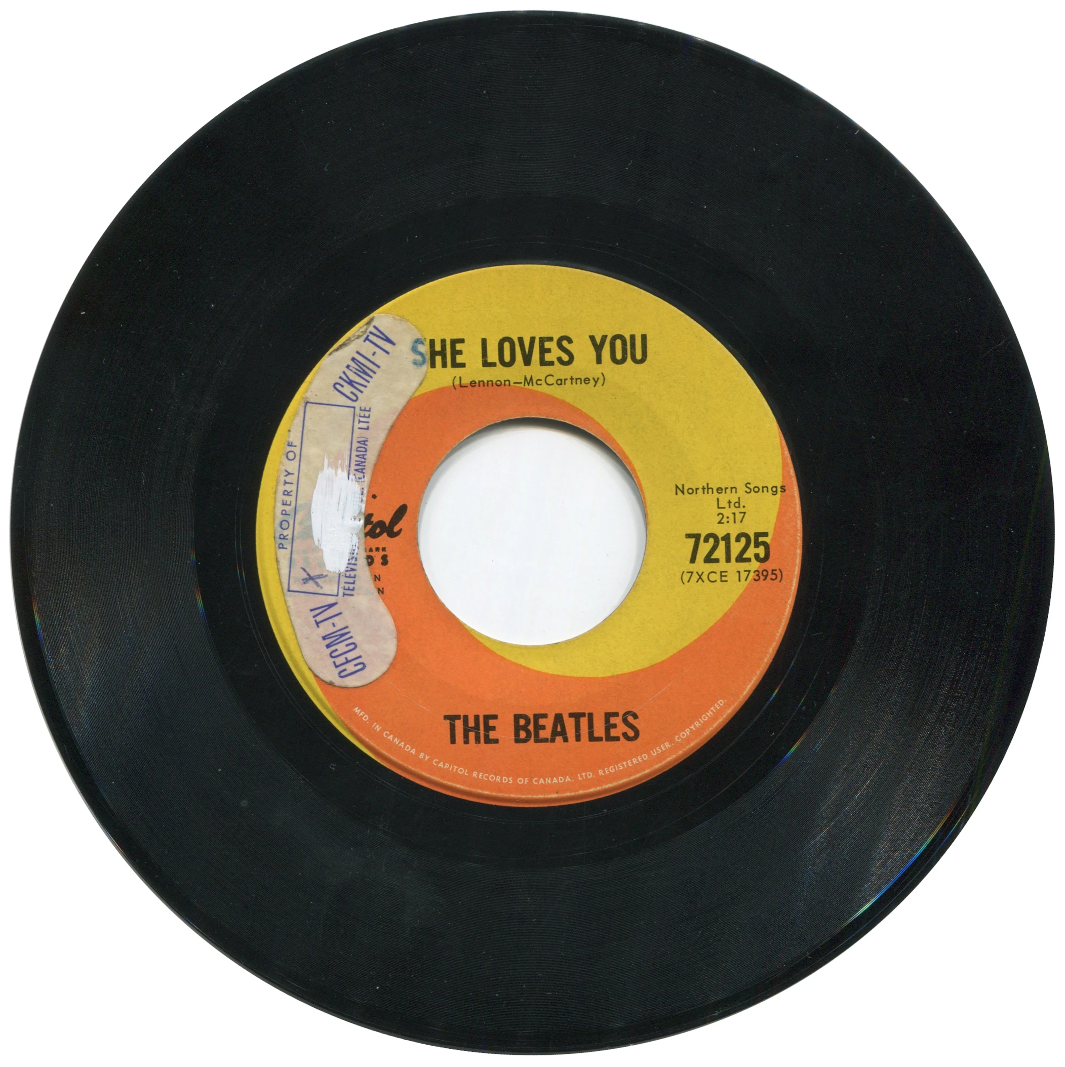 She Loves You / I'll Get You, 45.72125.1.2