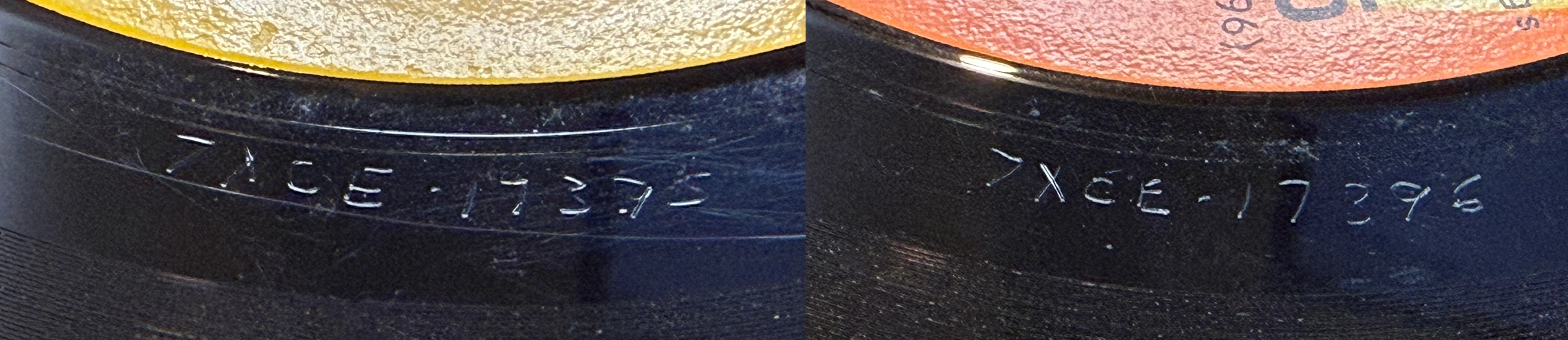 She Loves You / I'll Get You, 45.72125.1.1, matrix stamp detail