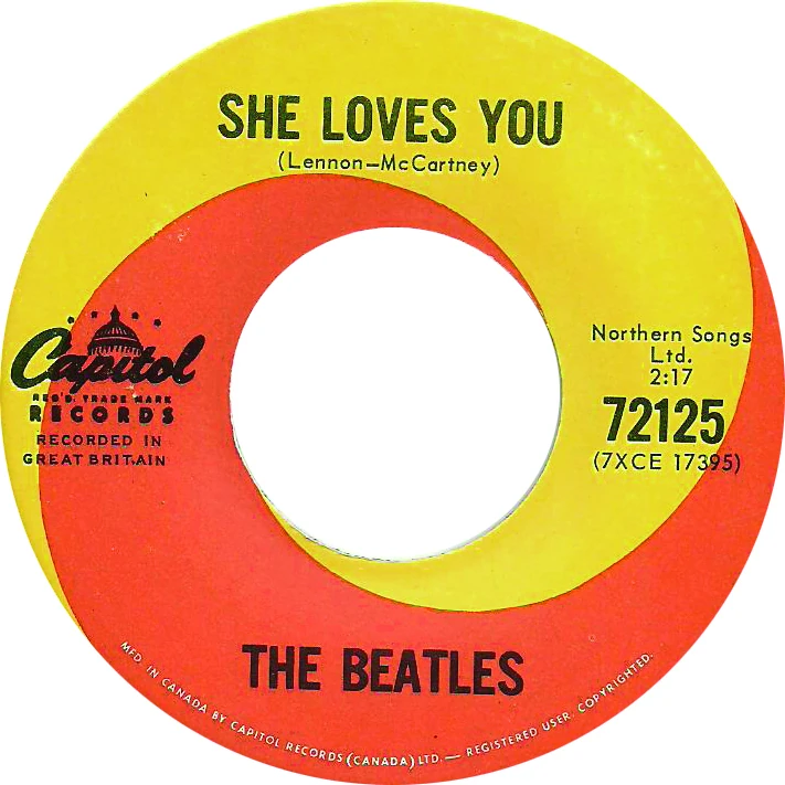 She Loves You / I'll Get You, 45.72125.2.1