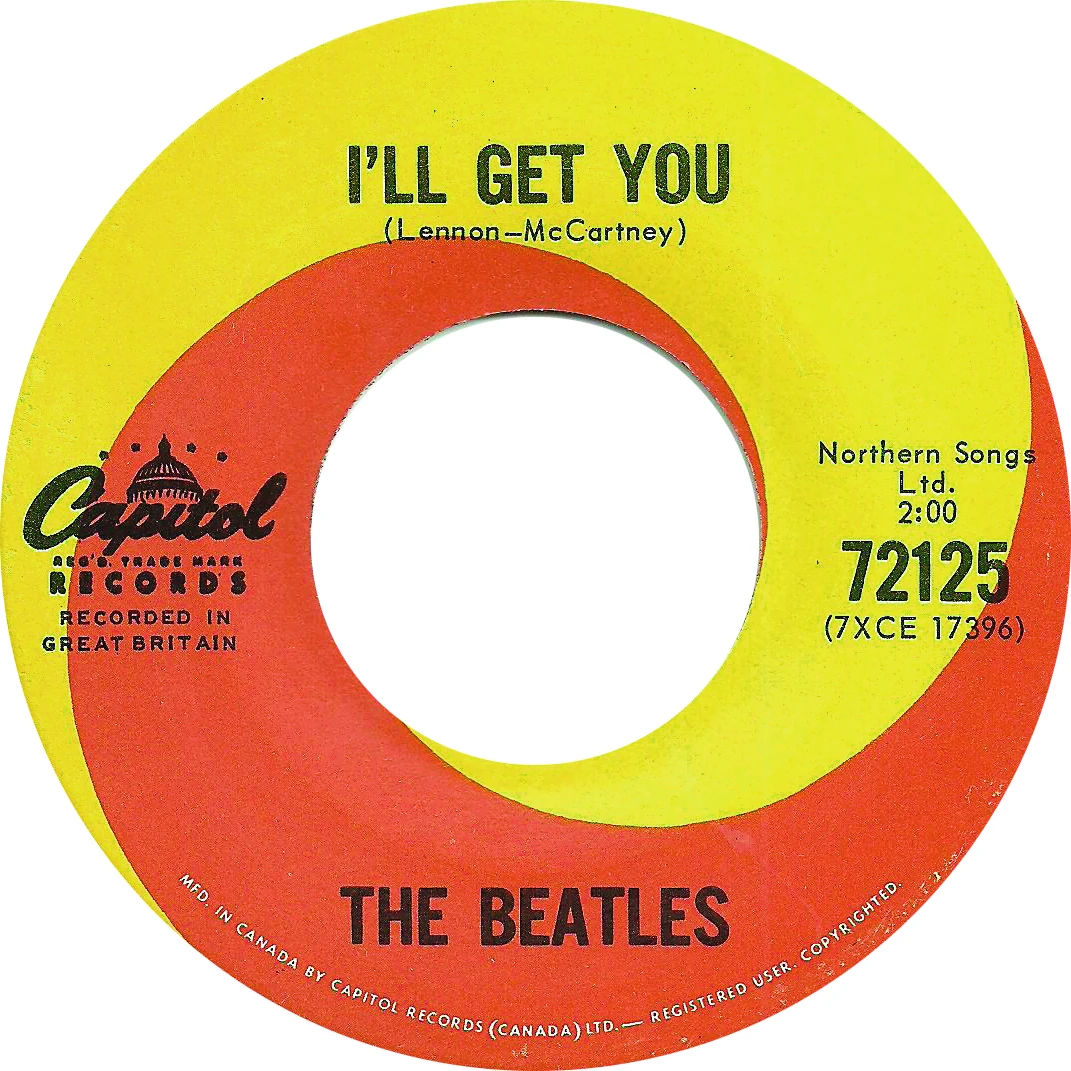 She Loves You / I'll Get You, 45.72125.2.1