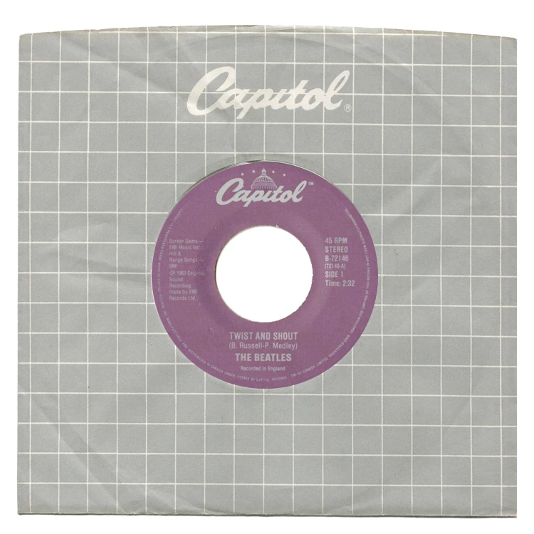 Twist And Shout / There's A Place, 45.72146.15.1