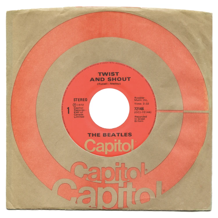 Twist And Shout / There's A Place, 45.72146.7.1